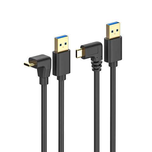 彎頭Type-C轉USB3.0手機平板行車記錄儀充電寶藍牙耳機充電數據線USB-C口90度直角側彎L型T型支持超級快充