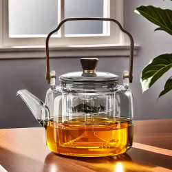 煮茶壺玻璃燒水壺耐高溫大容量電陶爐專用2025新款家用圍爐可明火