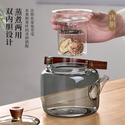 煮茶壺玻璃燒水壺耐高溫大容量電陶爐專用2025新款家用圍爐可明火