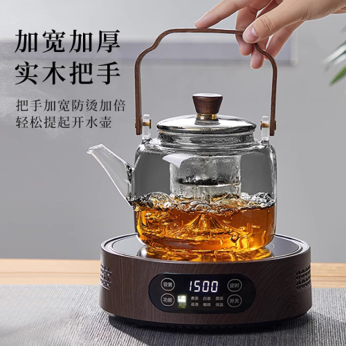 煮茶壺玻璃燒水壺耐高溫大容量電陶爐專用2025新款家用圍爐可明火