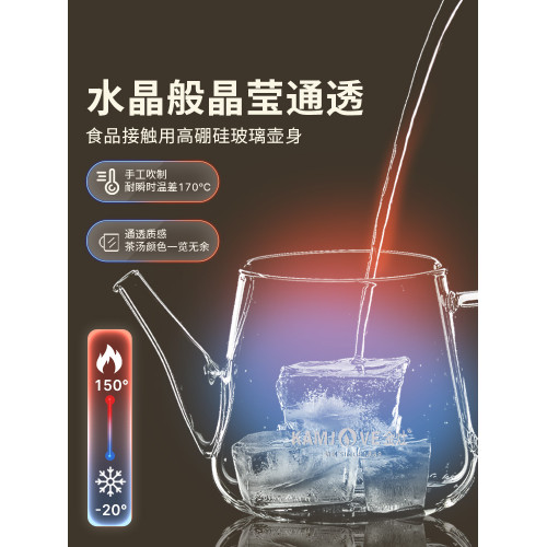 金灶A-04飄逸盃泡茶壺茶壺沏茶壺沖茶器套裝辦公室泡茶盃家用茶具