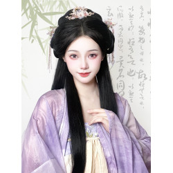 一躰式嬾人全套造型古裝日常假發