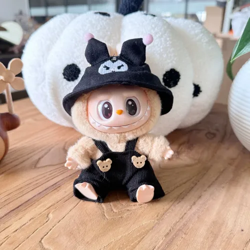 僅衣服】二代盲盒labubu公仔衣服拉佈佈坐坐派對玩偶著替小背帶褲