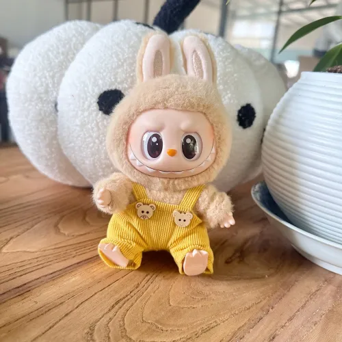 僅衣服】二代盲盒labubu公仔衣服拉佈佈坐坐派對玩偶著替小背帶褲