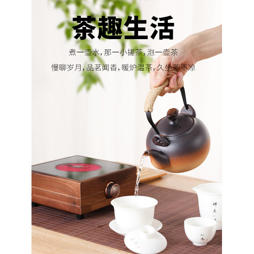 提梁專用戶外炭爐可明火直燒陶壺