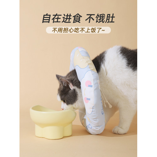 圍脖防舔絕育頭套飾品軟圈貓咪