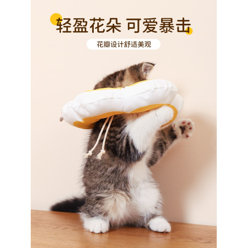 圍脖防舔絕育頭套飾品軟圈貓咪