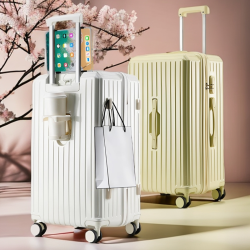 多功能行李箱女充電拉杆箱37分大容量28寸密碼箱學生加厚旅行箱男