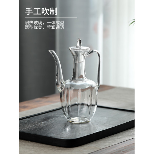 2025新款花茶壺玻璃水壺泡茶燒水茶具耐高溫電陶爐茶爐專用煮茶器