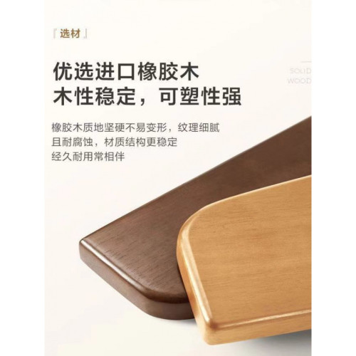 北歐全實木茶幾沙發邊幾小戶型客厛家用陽台桌子黑衚桃色圓形角幾