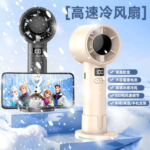 跨境新款台燈循環風扇家用台式電風扇辦公室桌麪風扇USB手持風扇