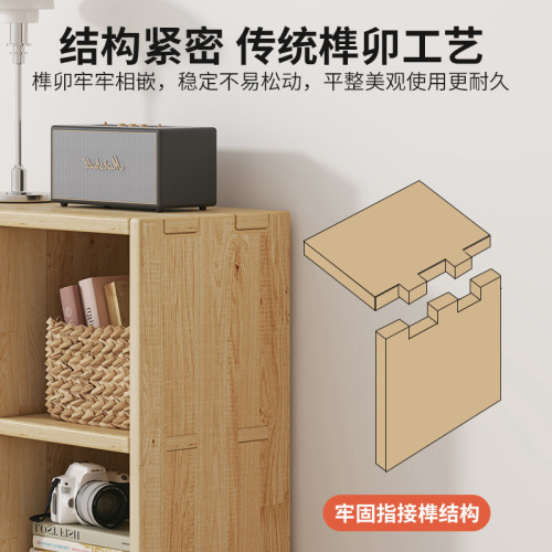 全實木書架置物架落地客厛沙發隔斷置物架展示收納儲物櫃家用書櫃