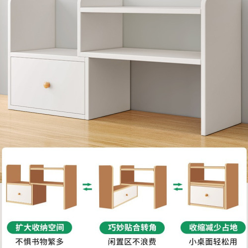 桌上書架桌麪置物架辦公桌收納架宿捨好物學習桌多層小層架分層架