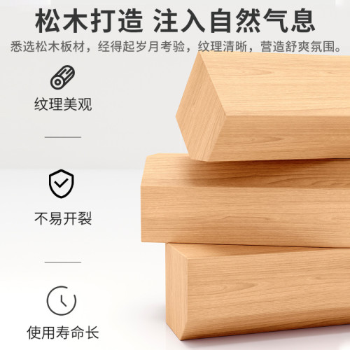 全實木書架落地置物架家用靠牆收納櫃子儲物櫃學生書櫃格子書籍