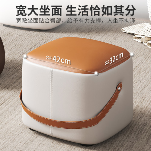 矮凳現代簡約家用科技佈沙發凳家用臥室客厛網紅軟凳子小孩坐墩