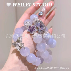 高保色電鍍鋯石鑲嵌雪花隔珠魔盒隔珠DIY水晶手串飾品配飾