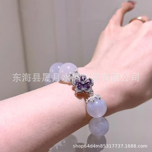 高保色電鍍鋯石鑲嵌雪花隔珠魔盒隔珠DIY水晶手串飾品配飾