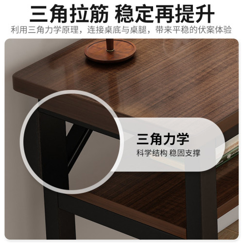 新款書桌長條桌家用學生學習桌長方形電腦桌辦公桌工作台雙人書桌