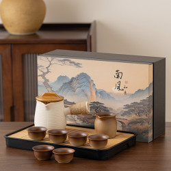 圍爐煮茶罐罐茶戶外煮茶器家用配件烤嬭壺煮茶壺高档茶具禮盒套裝