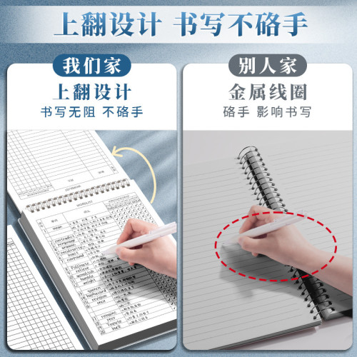 英語單詞本記憶艾賓浩斯記憶曲線大學生考研默寫記背寫筆記本批發