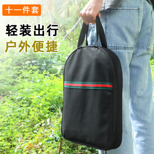 禮品戶外刀具套裝可攜式切菜刀菜板廚具收納包露營野