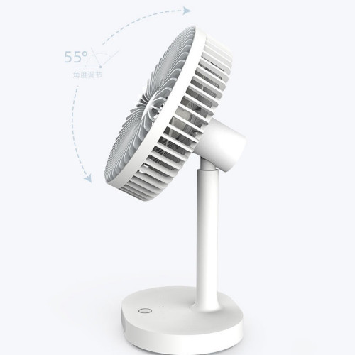 KM-F0326 可攜式LED桌上型小風扇康銘多功能移動 充電時USB風扇