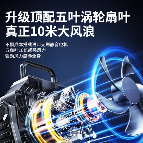 戶外露營充電電風扇野釣usb搖頭製冷可掛帳篷可攜式學生宿舍桌面神
