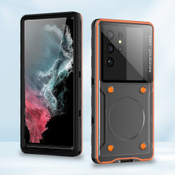 紅辣椒6.9寸手機通用防水潛水手機殼戶外運動簡易防摔透明保護套