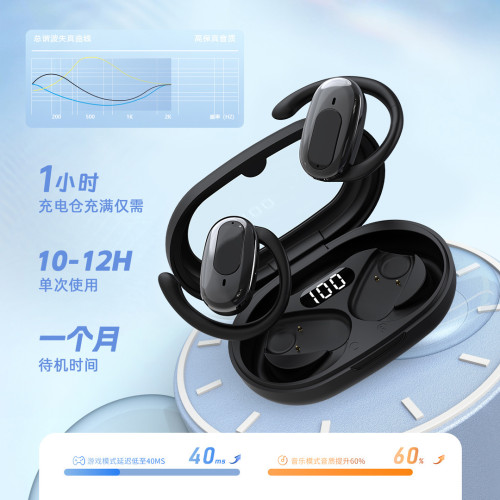 抖音新款GT530不入耳OWS藍牙耳機掛耳式運動耳機超長續航降噪