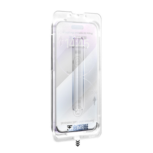 適用蘋果14無塵倉貼膜全屏12pro除塵神器11/XR手機秒貼膜13鋼化膜