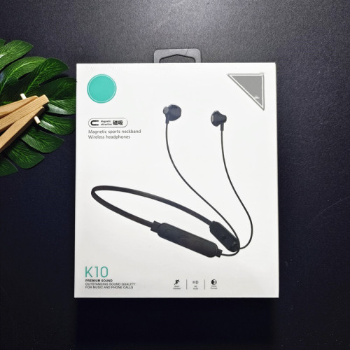 運動藍牙耳機掛脖式藍牙耳機 無線適用於智能手機無線藍牙批