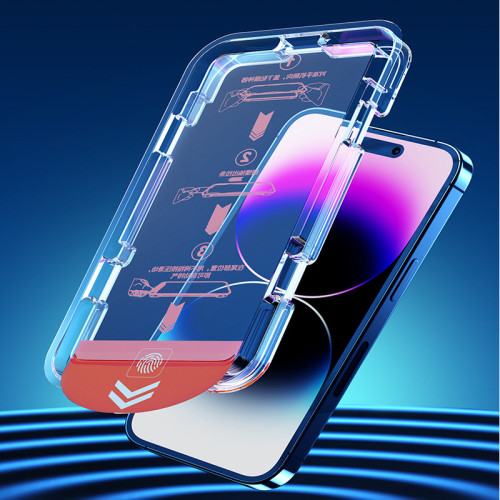 適用蘋果15鋼化膜無塵倉iPhone14秒貼盒12promax防窺膜13防塵11xs