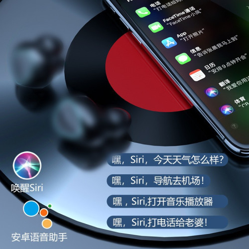 新款M10TWS藍牙耳機雙耳機入耳塞式迷你觸控運動防水5.0