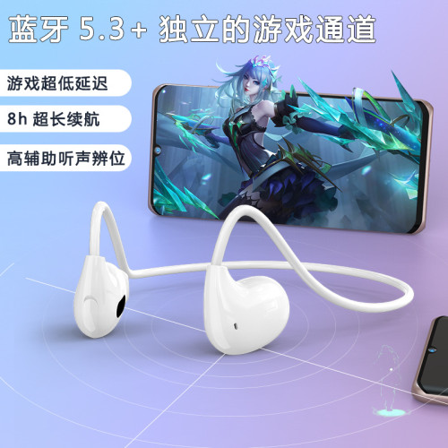 運動耳機OWS PRO 氣傳導後掛式雙耳掛脖無線藍牙耳機適用蘋果安卓