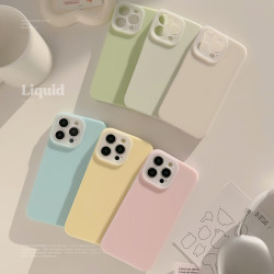果凍液態16適用蘋果手機殼iphone15防摔14promax純色簡約12全包13