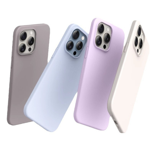 適用iPhone16promax超薄雲感液態矽膠手機殼蘋果15純色高級感護套