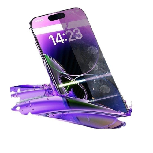 無黑邊非全屏蘋果16E鋼化膜康寧iPhone15無黑邊鋼化膜14Pro防窺13