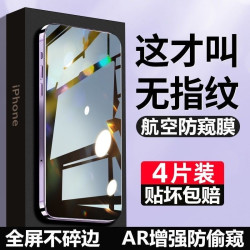 適用蘋果16/15/14防窺膜iPhone13/12/11Pro鋼化膜XR/XS全屏手機膜
