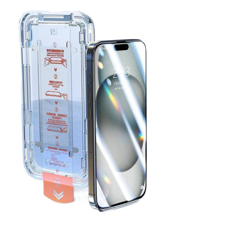 適用蘋果15ProMax鋼化膜秒貼iPhone14/13無塵艙12/11Pr防窺手機膜