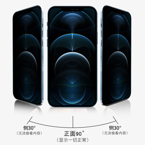 適用蘋果15鋼化膜iphone12防窺膜13防塵全屏磨砂蘋果14手機膜11
