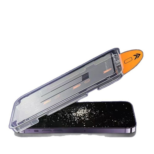 適用蘋果16promax高清鋼化膜iphone14plus防窺無塵倉15高清手機膜