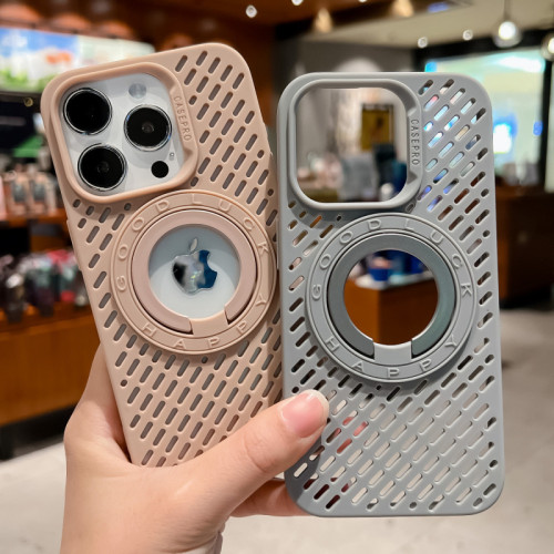 新款散熱指環支架磁吸iPhone16手機殼15/14蘋果13時尚12/11