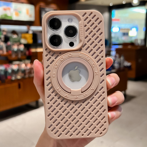 新款散熱指環支架磁吸iPhone16手機殼15/14蘋果13時尚12/11