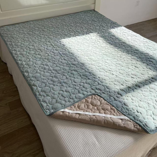 Daily Order Export Super Soft and Short Plush Mattress Bedspread Single Piece Fall and Winter Heattech Quilted Quilted Bed Sheet Mattress Protective Pad
