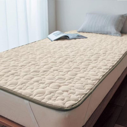 Fall and Winter Heattech Export Tail Single Velvet Mattress Bedspread Single Quilted Quilted Bed Sheet Soft Not Cool Mattress Protective Pad