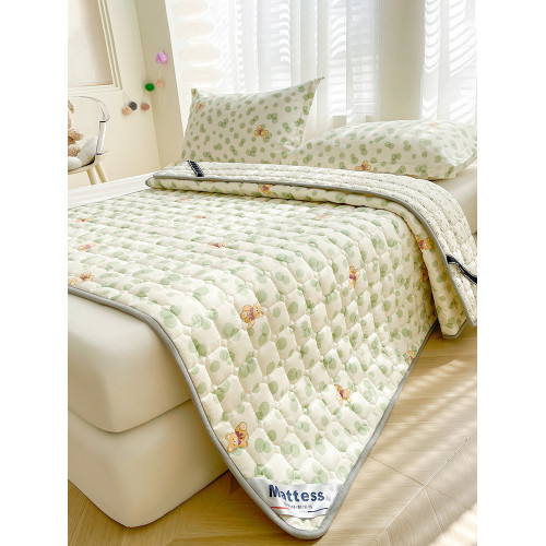 Roland Home Textile Cotton Antibacterial Cushion Cushion All Cotton Mattress Protective Pad Non Slip Mattress Washable Thin Chest Pad