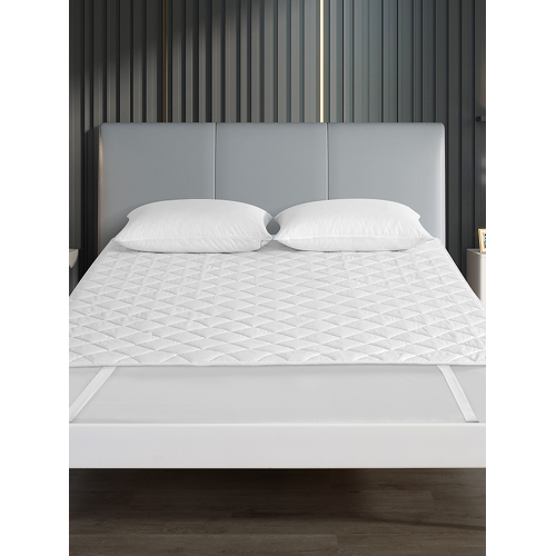 Star Hotel Mattress Protective Pad Single Piece Fitted Sheet Bedspread Separate Quilt Cover Neutral Thickened, Sanded Fabric Dormitory School