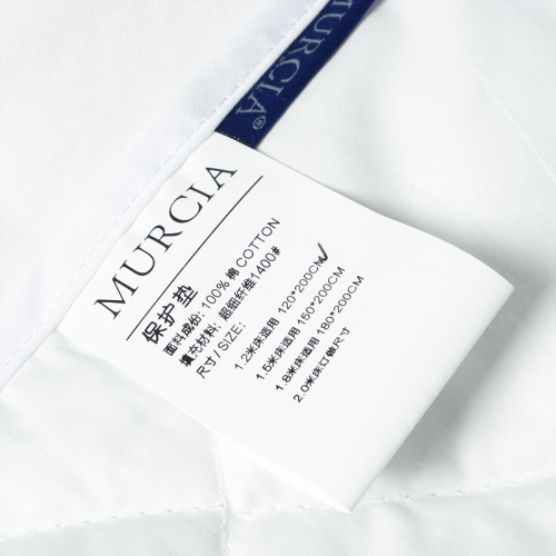 Murcia Cotton Simmons Mattress Protective Pad Washed Non Slip Bed Protection Cushion 1.5M M