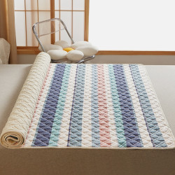 Roland Home Textile Cotton For Home Double Mattress Mattress Soft Cushion Pure Cotton Thin Washable Non-Slip Mattress Protection Mat