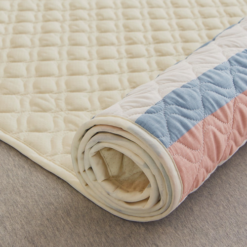 Roland Home Textile Cotton For Home Double Mattress Mattress Soft Cushion Pure Cotton Thin Washable Non-Slip Mattress Protection Mat